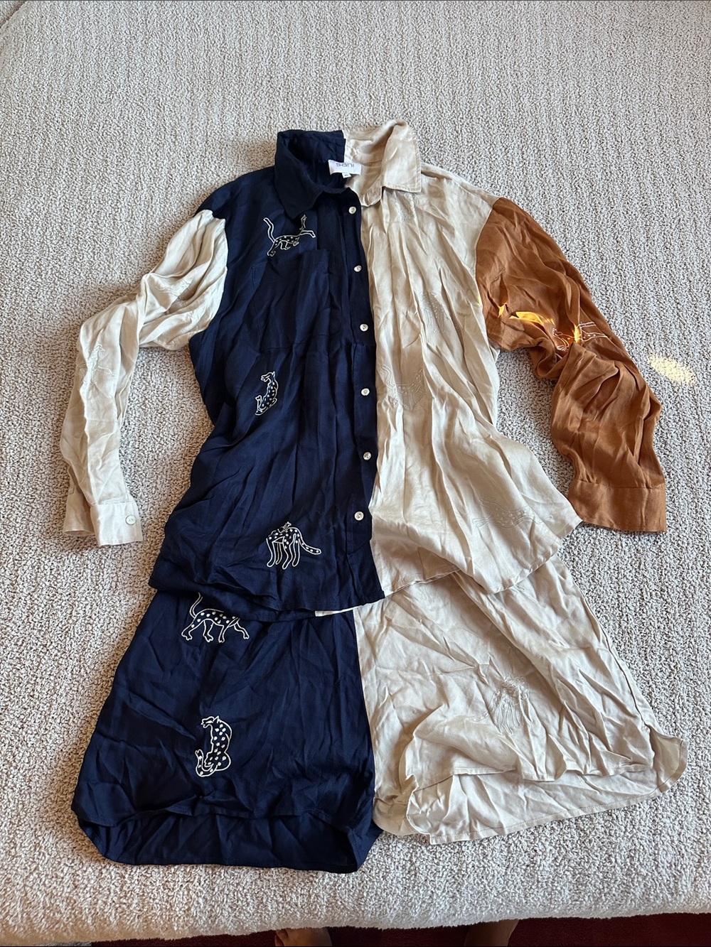Sani Leopard Shorts Set XL
